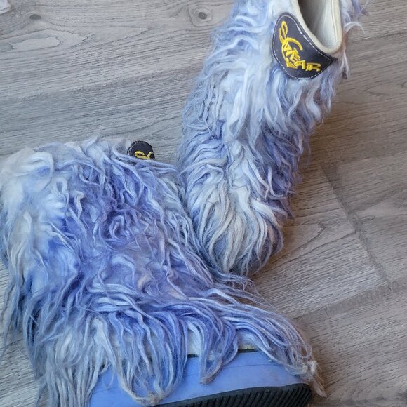 SWEAR ALTERNATIVE YETI BOOTS | Moon Boots | Furry Boots | 90's swear platforms - Picture 7 of 9
